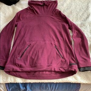 Cowl neck hoodie